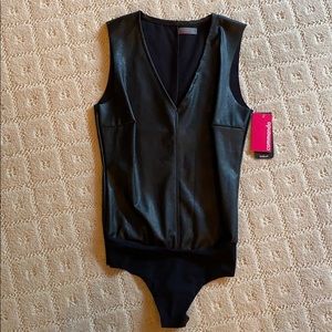 Commando Faux Leather Bodysuit